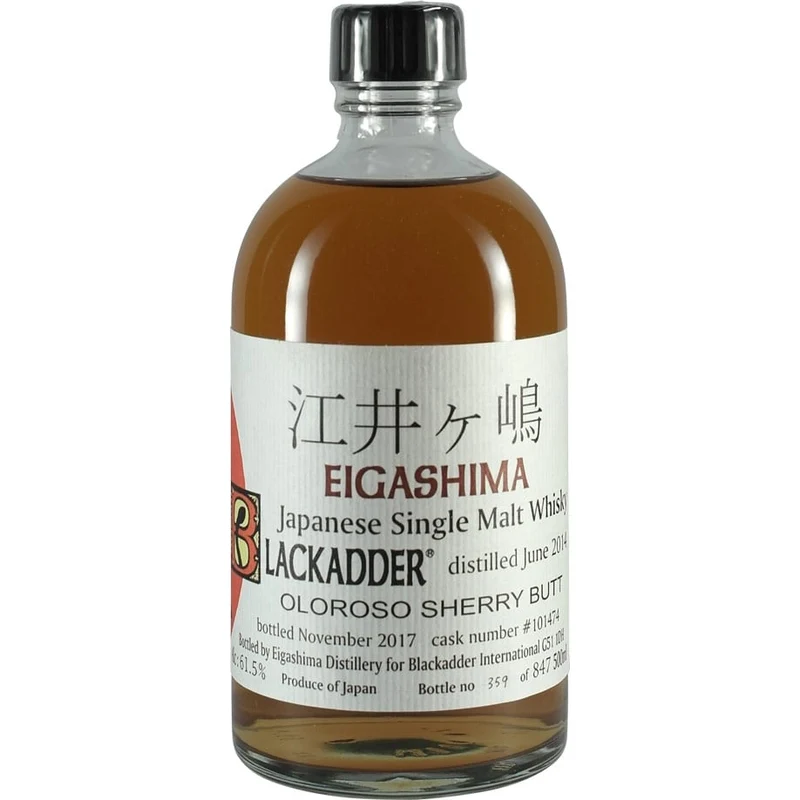 Akashi Single Malt White Oak Blackadder 3 Jahre Oloroso Sherry Butt #101474