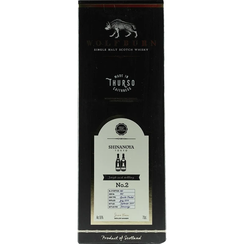 Wolfburn No.2 for Shinanoya Cask #390