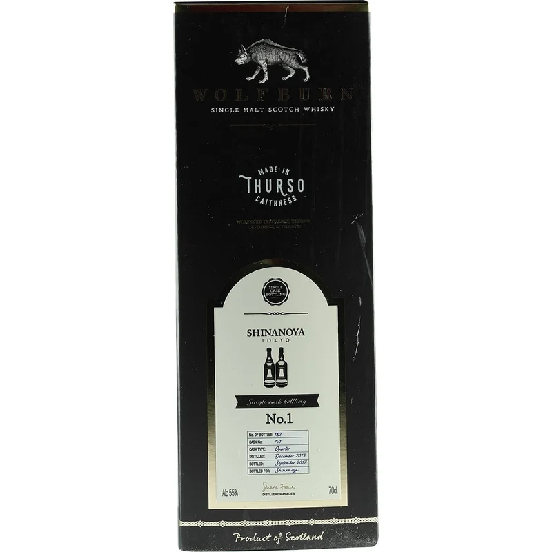 Wolfburn No.1 for Shinanoya Cask #719