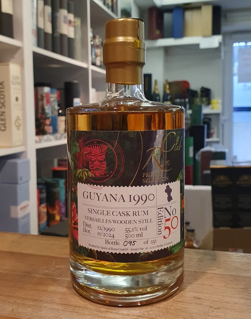 Rumclub Ed. 50 Versailles 1990 Guyana Wooden Pot Still 0,5l 55,1% vol. rum