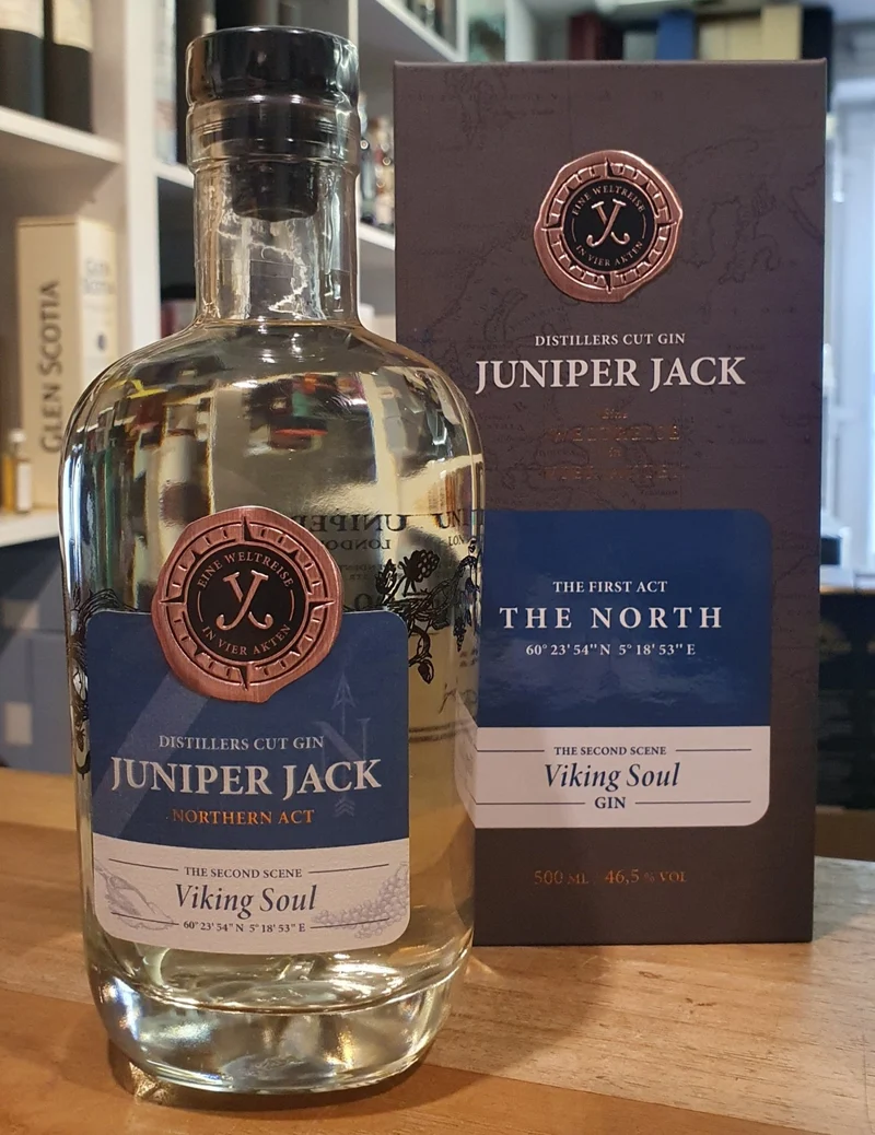 X Juniper Jack North Norway VIKING SOUL Act 2 Distillers cut 2024 0,5l 46,5% vol. Gin Norwegen