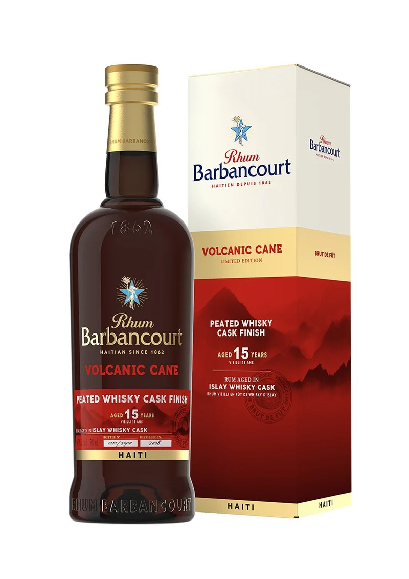 Barbancourt Volcanic Cane 15 y Haiti 0,7l 46,7%vol. Rum Limited Edition Peated Islay Whisky Cask finish