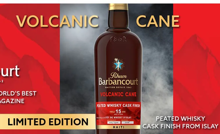 Barbancourt Volcanic Cane 15 y Haiti 0,7l 46,7%vol. Rum Limited Edition Peated Islay Whisky Cask finish