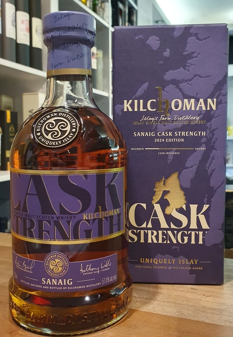 Kilchoman Sanaig cask strength dark batch Edition 2024 0.7l 57,8 % scotch whisky limitiert dark batch