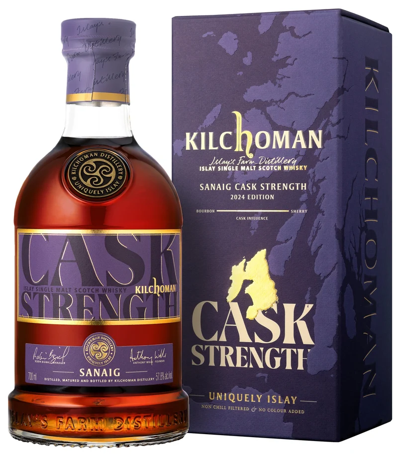 Kilchoman Sanaig cask strength dark batch Edition 2024 0.7l 57,8 % scotch whisky limitiert dark batch