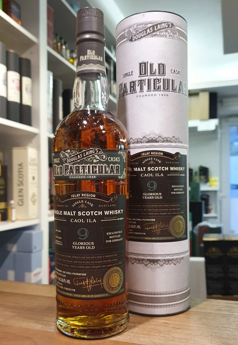 Caol Ila single cask 2015 2024 9 y Ruby Port Old Particular 56,8% vol. 0,7l Whisky Douglas Laing #dl18761
