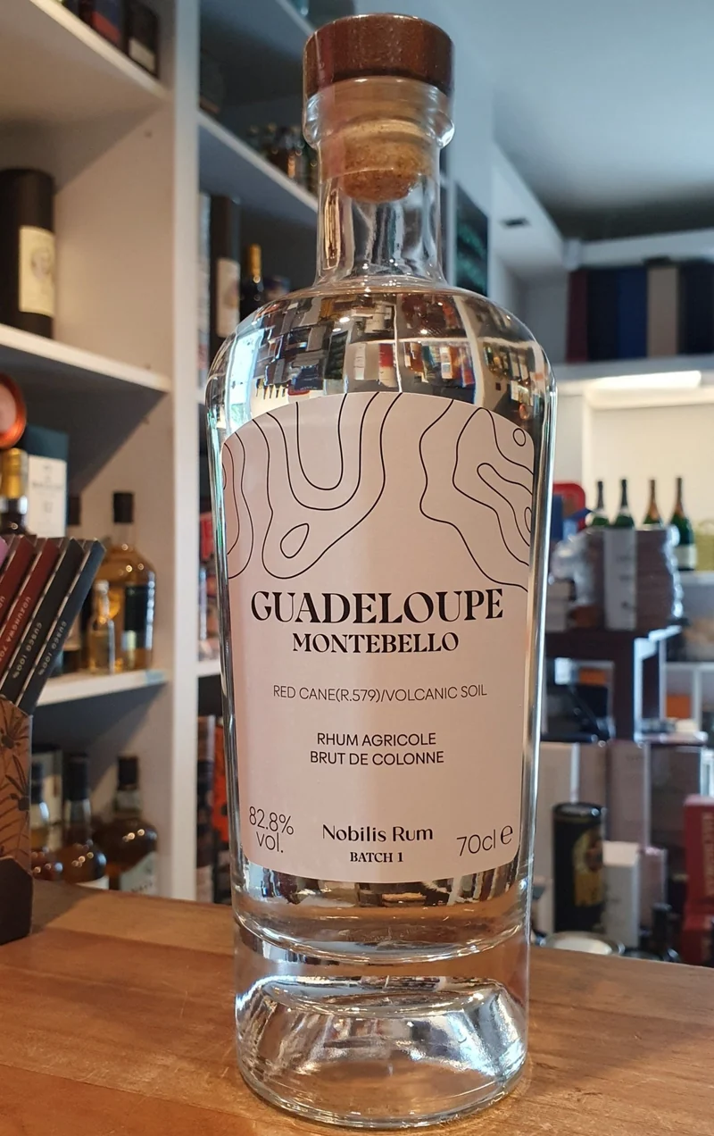 X Nobilis Guadeloupe Montebello B1 Brut de Colonne Rum 0,7l 82,8% vol. Rhum red cane