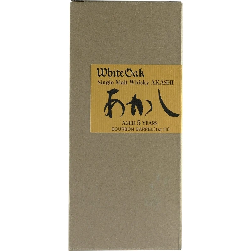 Akashi Single Malt White Oak Bourbon Barrel 1st Fill 5 Years