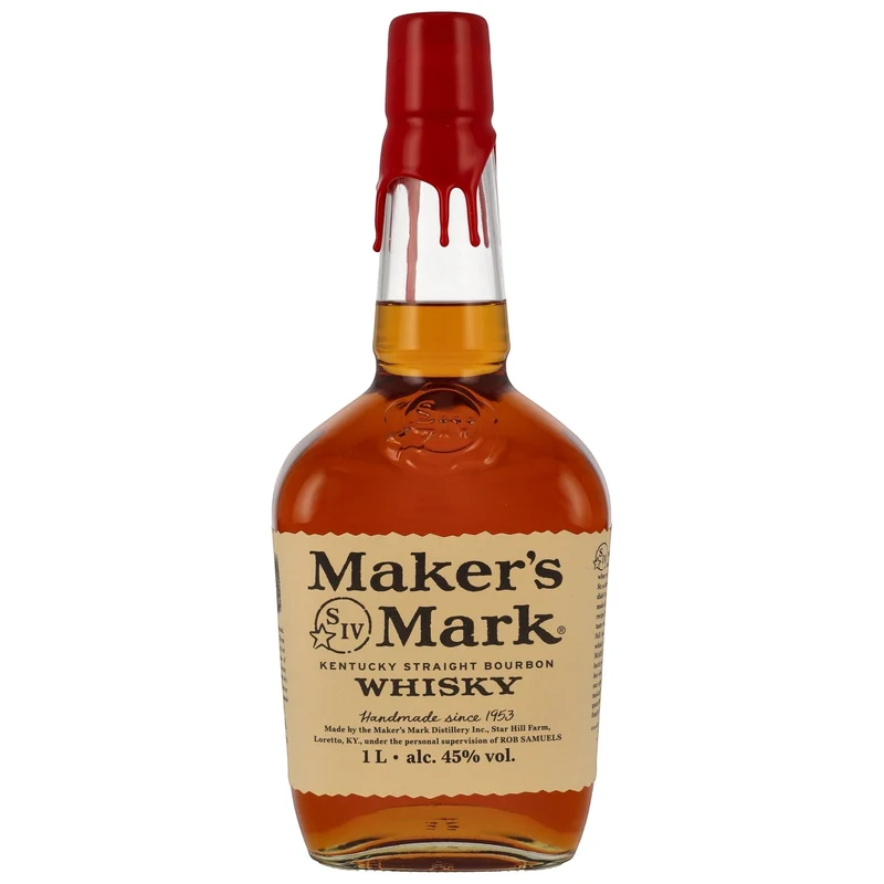 Maker's Mark - Kentucky Straight Bourbon 1 Liter - 45% Vol.