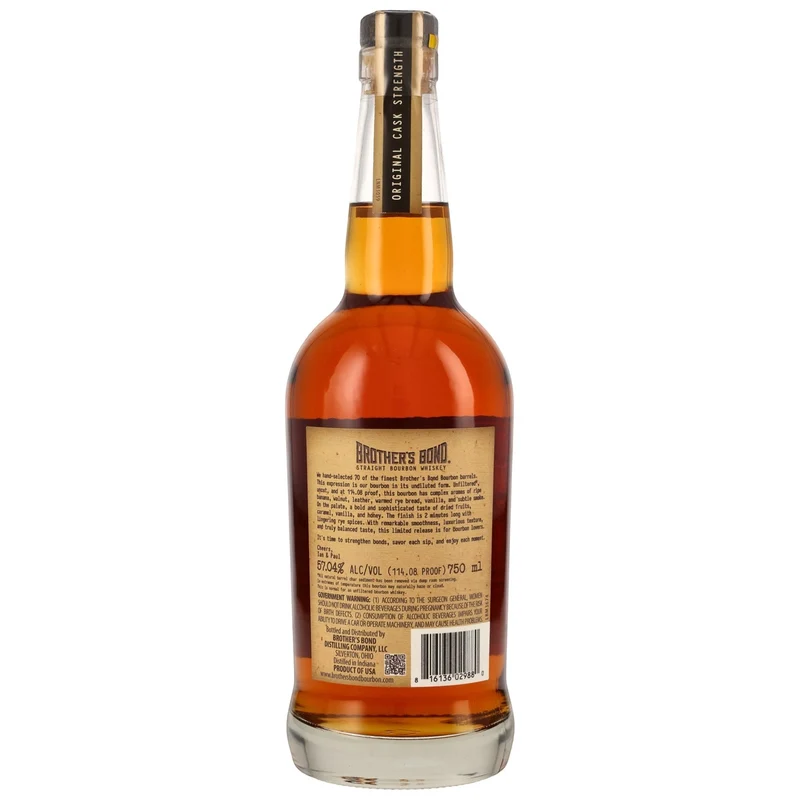 Brothers Bond - Bourbon Cask Strength - 57,04% Vol.
