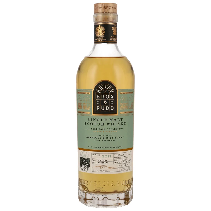 BERRY BROS. & RUDD - Glenlossie 2011/2024 13 Jahre Cask #1290 Glens & Valleys - 56,2% Vol.
