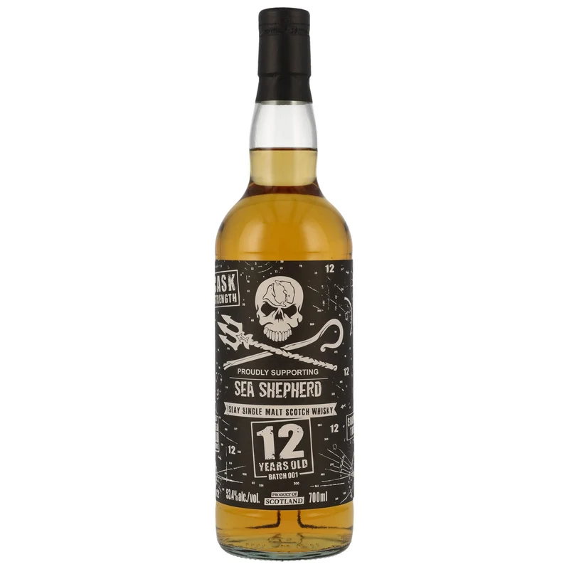 SEA SHEPHERD - Islay Single Malt Whisky 12 Jahre - 53,4% Vol.
