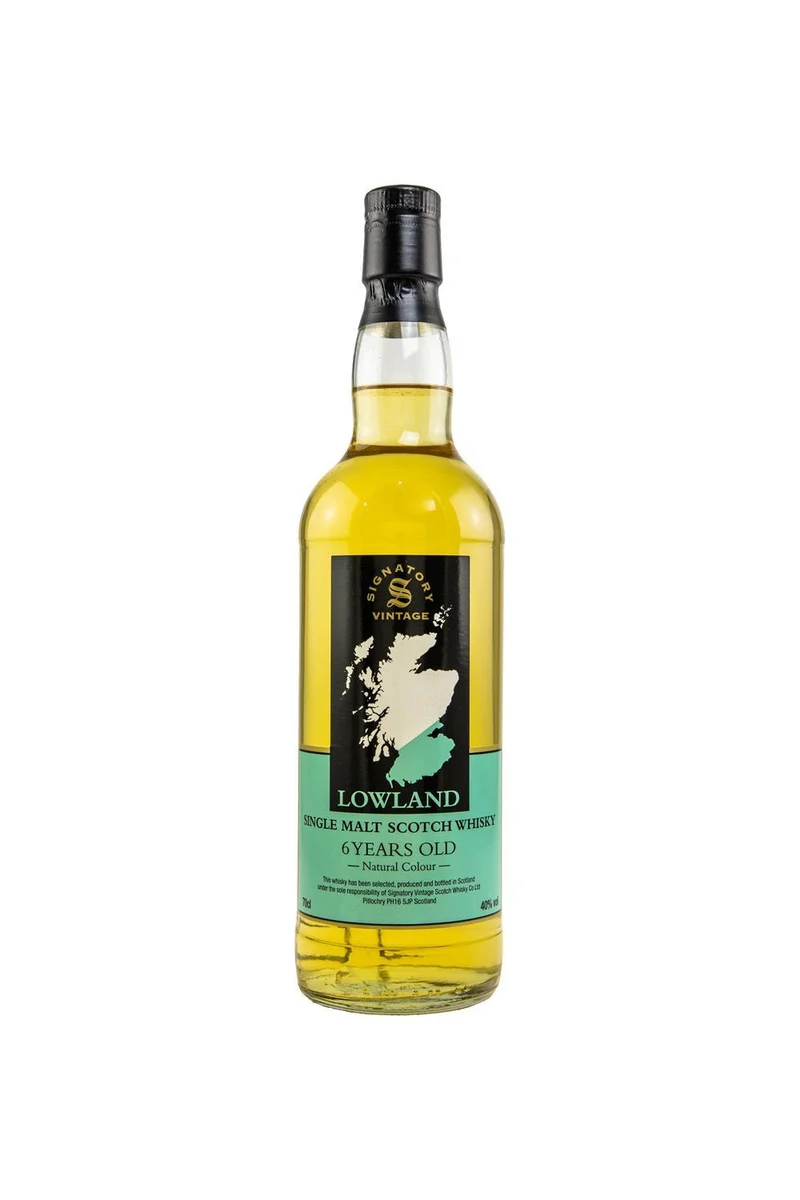 Lowland 6 Years Old Signatory Vintage Single Malt Scotch Whisky 40% vol. 700ml