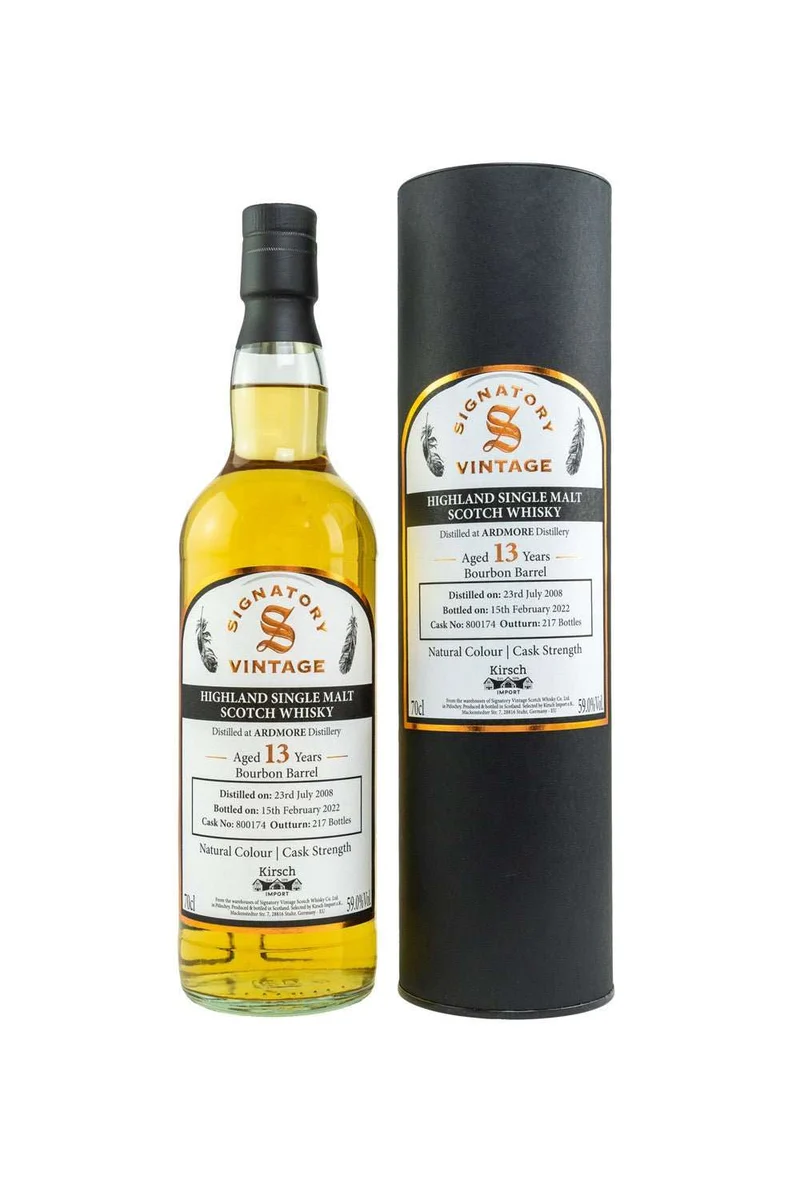 Ardmore 2008/2022 SV #800174 Signatory Vintage Cask Strength by Kirsch 59% vol. 700ml