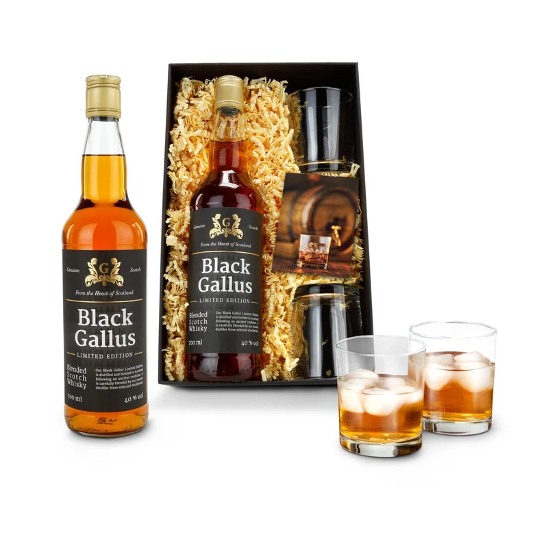 Black Gallus Whisky – Getränke-Geschenkset