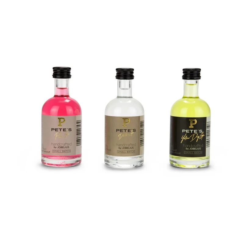 Gin-Tasting, 3 exklusive Gin-Sorten – Getränke-Geschenkset