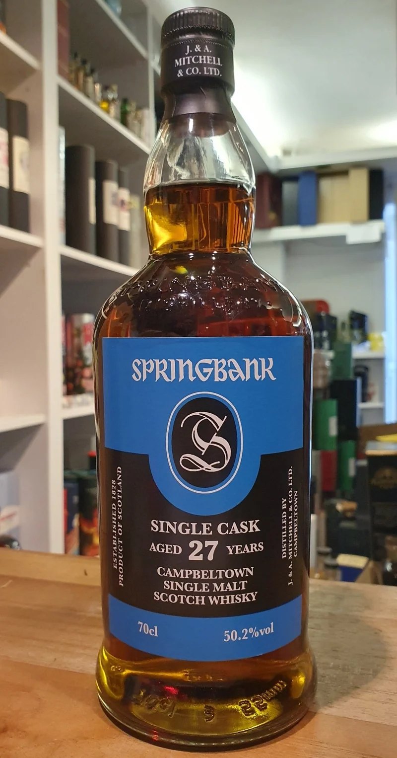 Springbank 1996 Single Cask 27 y 2024 Cask Strength o.Dose 0,7l 50,2% vol. Schottland Campbeltown
