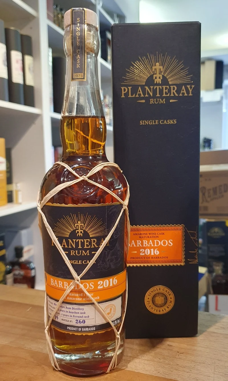 Planteray Barbados 2016 2024 Amarone cask #19 0,7l 44,9 % vol. single cask Rum Plantation ki