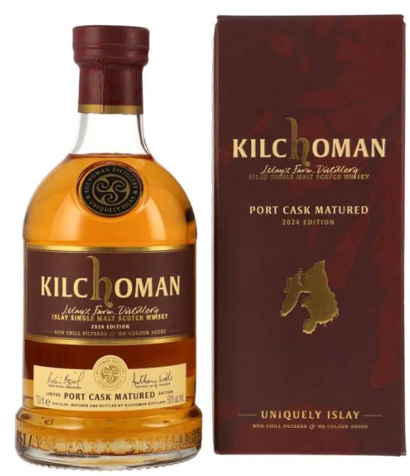 Kilchoman 2018 Ruby Port Cask Vollreifung 2024 Edition 0.7l 50% scotch whisky limitiert matured