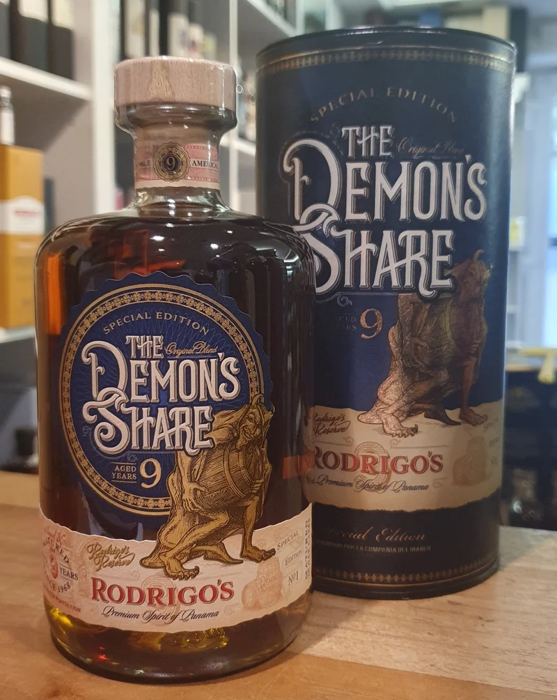 X The Demon's Share 9y Rodrigo's Reserve 40 % vol. 0,7L Rum Basis