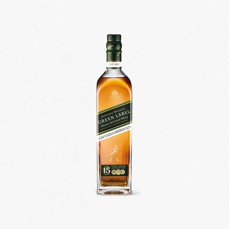 Johnnie Walker 15YO Green Label Blended Malt Scotch Whisky 43% 0,7L