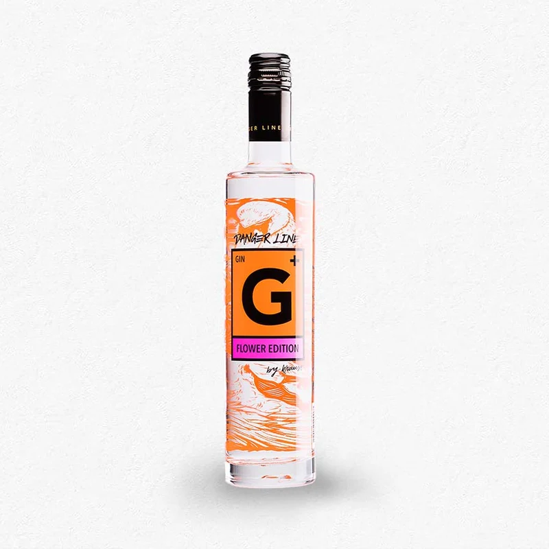 G+ Danger Line Flower Edition Gin 44% 0,5L