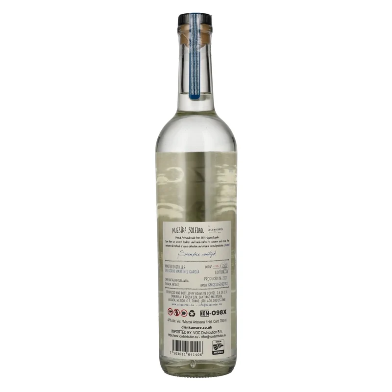 Nuestra Soledad Mezcal Joven SAN BALTAZAR GUELAVILA 47% Vol. 0,7l