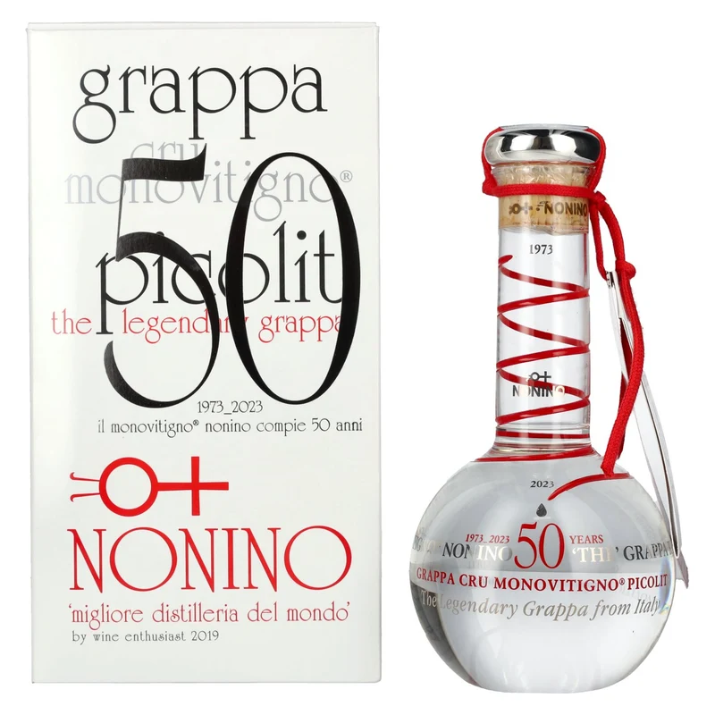 Nonino Grappa The Legendary Cru Monovitigno Picolit 50% Vol. 0,5l in Geschenkbox