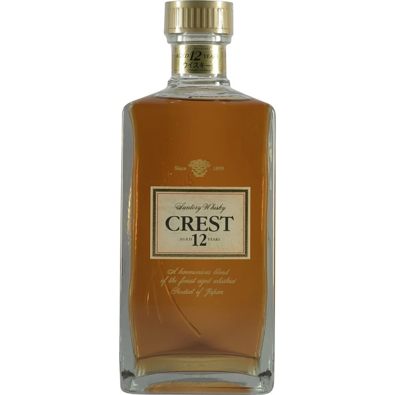 Suntory Crest 12 Jahre eckige Flasche / square bottle 660ml