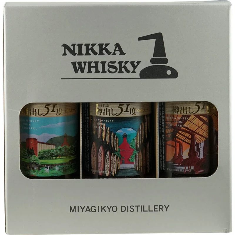 Nikka From the Barrel Distillery Miyagikyo Set 3x 180ml