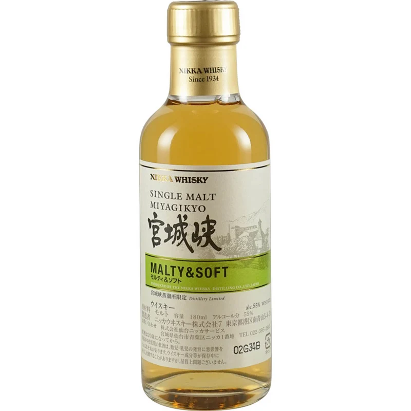 Nikka Miyagikyo Malty & Soft Single Malt 180ml