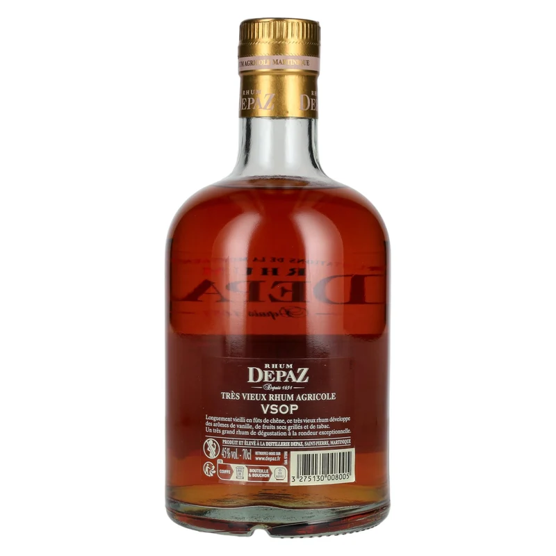Depaz Rhum Très Agricole Vieux VSOP 45% Vol. 0,7l