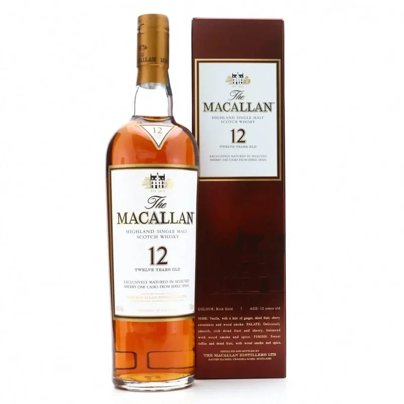 Macallan 12 Sherry Oak Whisky (Alte Verpackung)