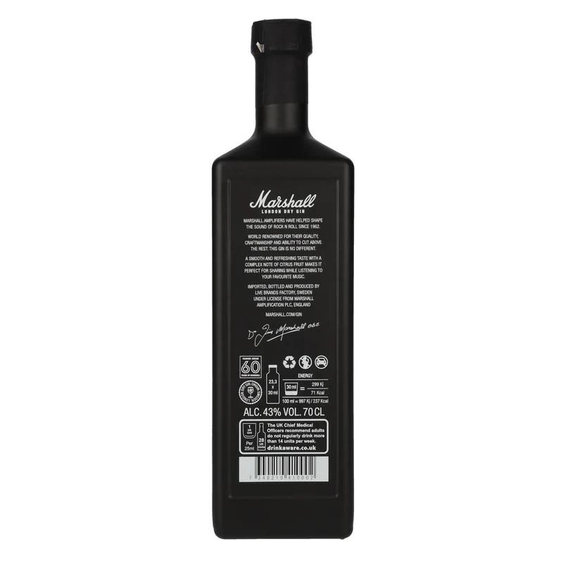 Marshall London Dry Gin 43% Vol. 0,7l