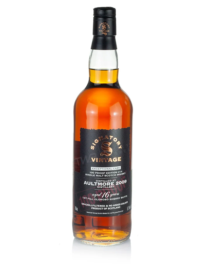 Aultmore 16 Year Old 2009 Signatory Exceptional Cask Edition #14