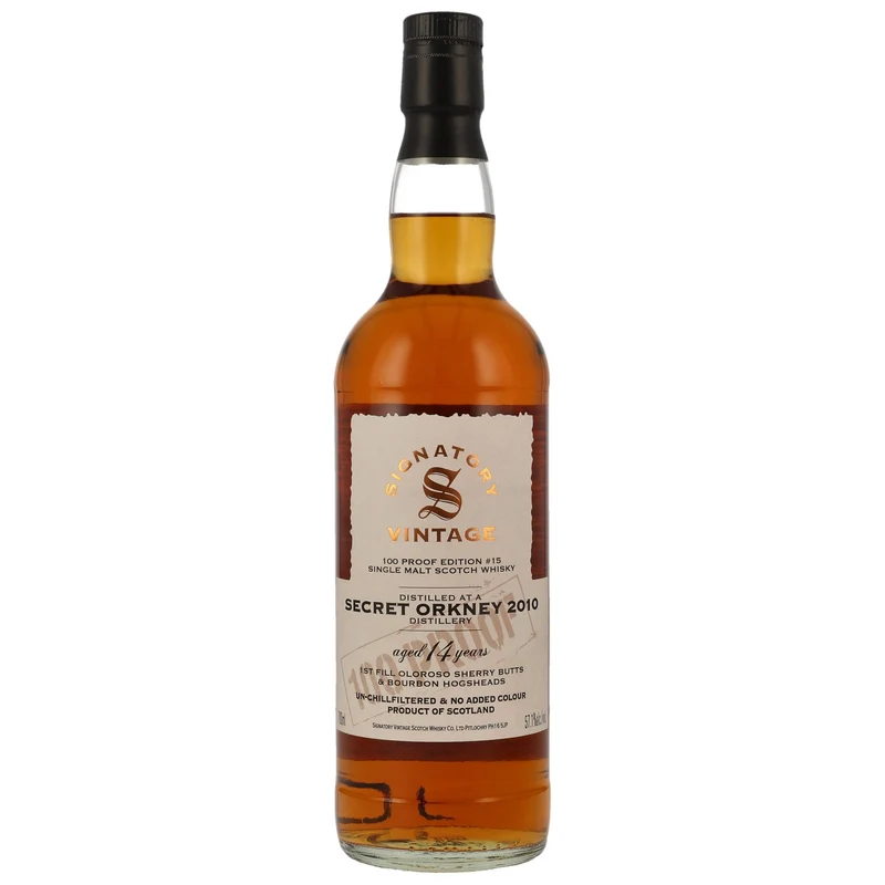 Secret Orkney | 100 Proof Edition #15 | Signatory Vintage | 2010/2024 | 14 Jahre | 57,1%