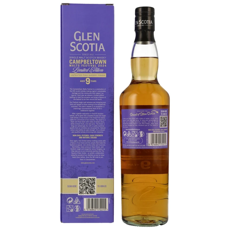 Glen Scotia | Campbeltown Malts Festival 2024 | 9 Jahre | 56,2%