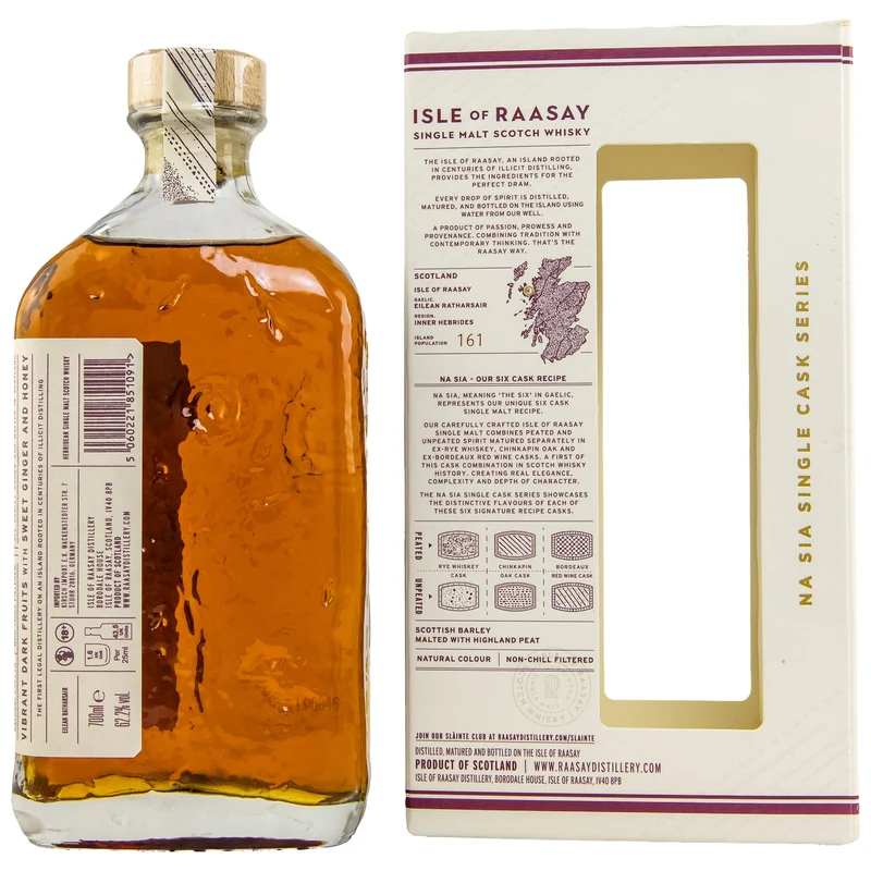 Isle of Raasay | 2019/2022 | Single Cask #19/83 | Unpeated Chinkapin | 62,2%