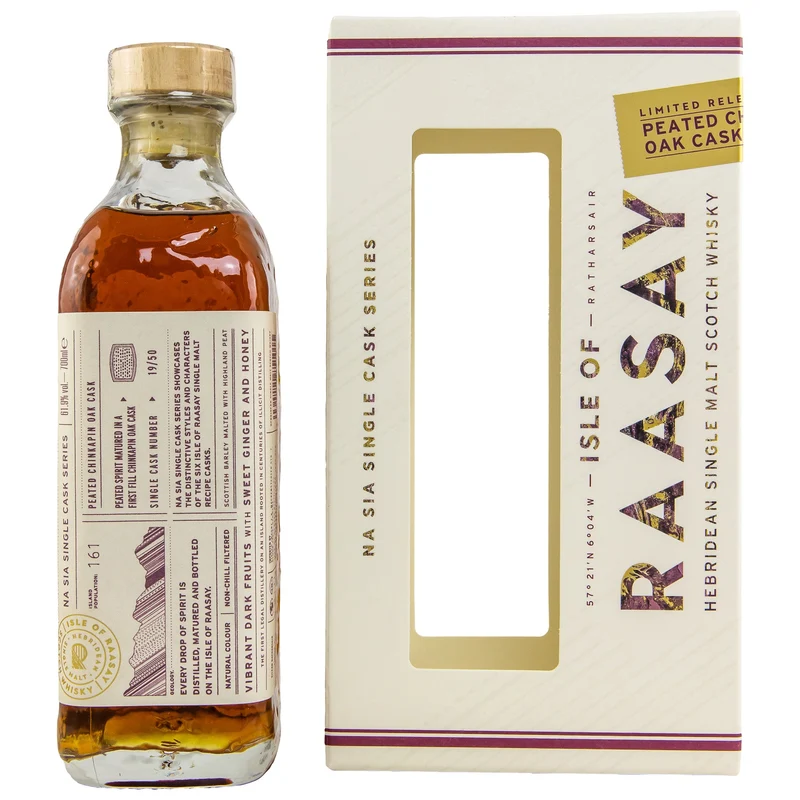 Isle of Raasay | 2019/2022 | Single Cask #19/50 | Peated Chinkapin | 61,9%