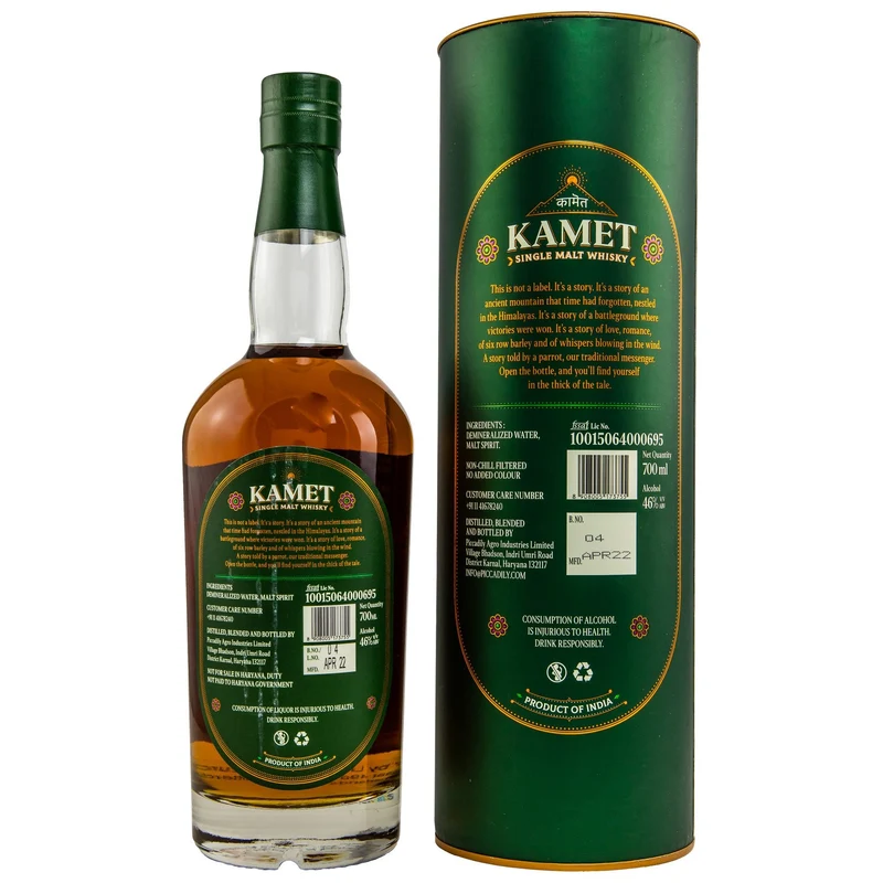 Kamet | 2022 Edition | Batch 4 | Indian Whisky | 46%