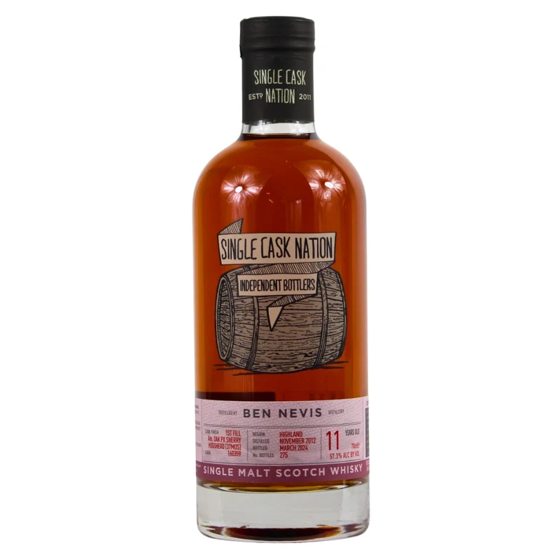 Ben Nevis 11 Jahre Single Cask Nation Cask #160359 57,3% 0,7l
