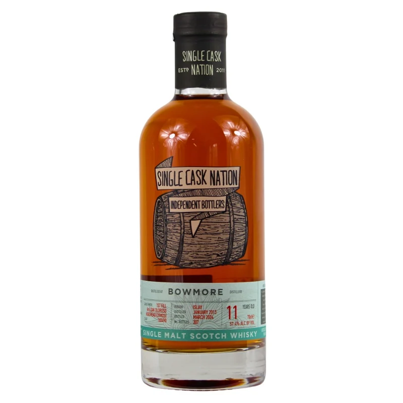 Bowmore 11 Jahre Single Cask Nation Cask #160490 57,4% 0,7l