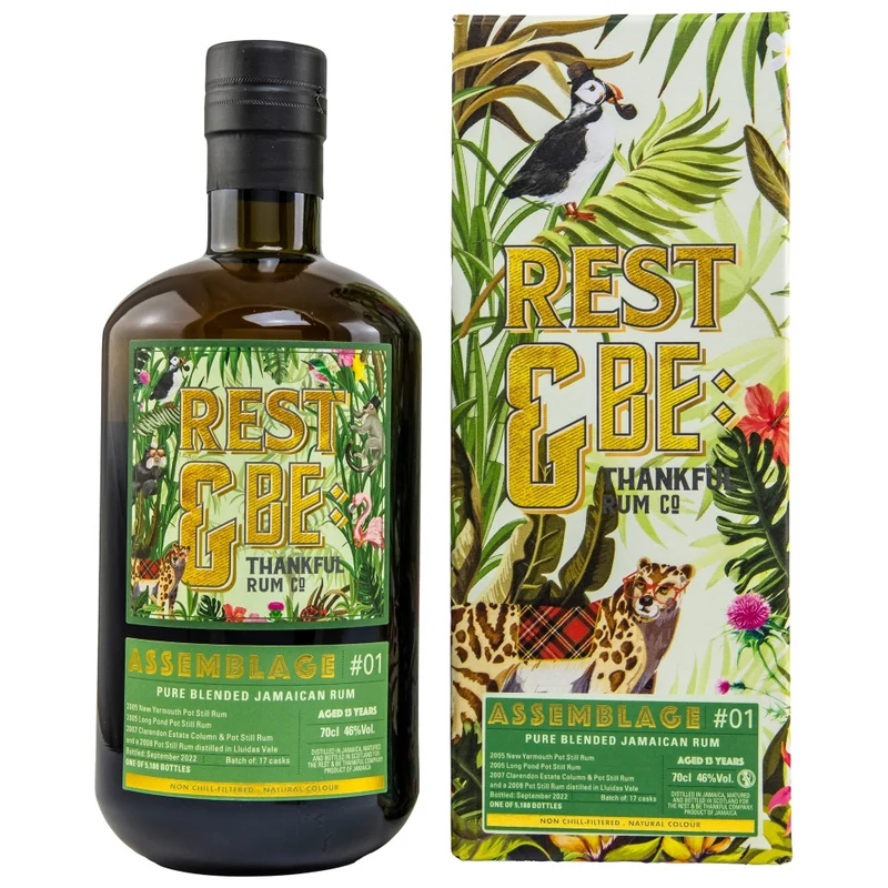 Jamaican Assemblage Rum #1 Rest & Be Thankful 46% 0,7l