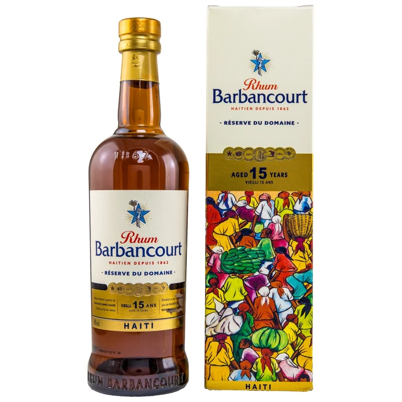 Barbancourt 15 Jahre Reserve du Domaine Haiti Rum 43% 0,7l