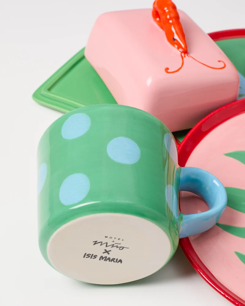 MaM x Isis Maria Geschirr-Set Palm Dot mix 5-teilig