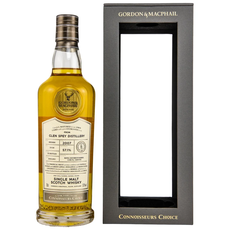 Gordon & MacPhail - Glen Spey 2007/2023 - 57,1% Vol.