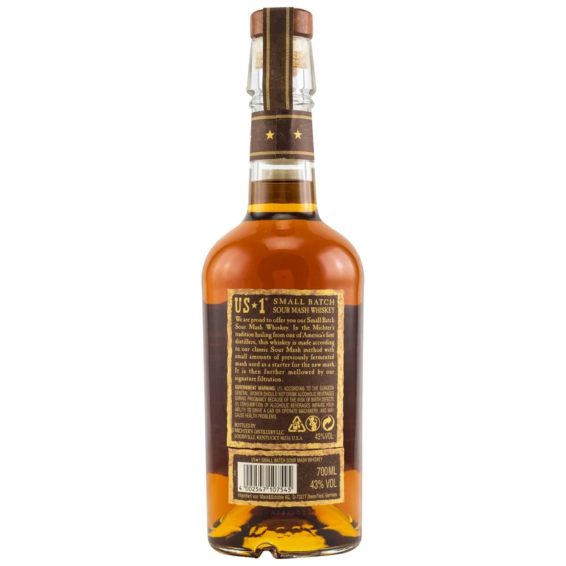 MICHTER`S - Sour Mash ohne GP - 43% Vol.