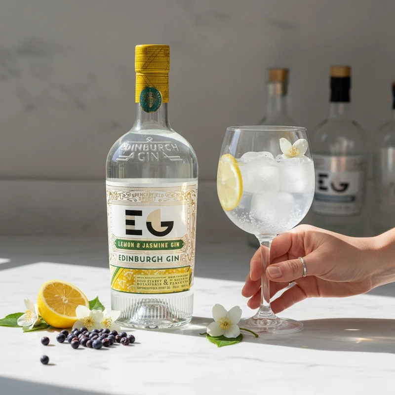 EDINBURGH GIN - Lemon & Jasmine - 40% Vol.