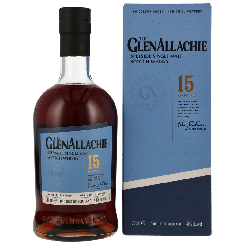 GLENALLACHIE - 15 Jahre - 46% Vol.
