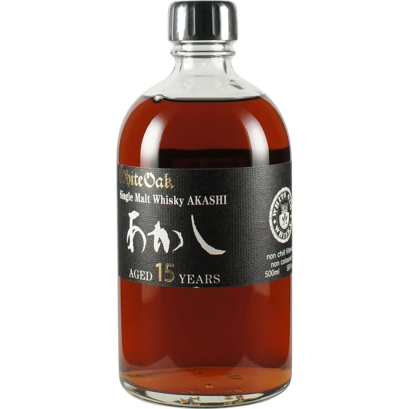 Akashi Single Malt White Oak 15 Jahre Oloroso Sherry Cask & Konara Cask